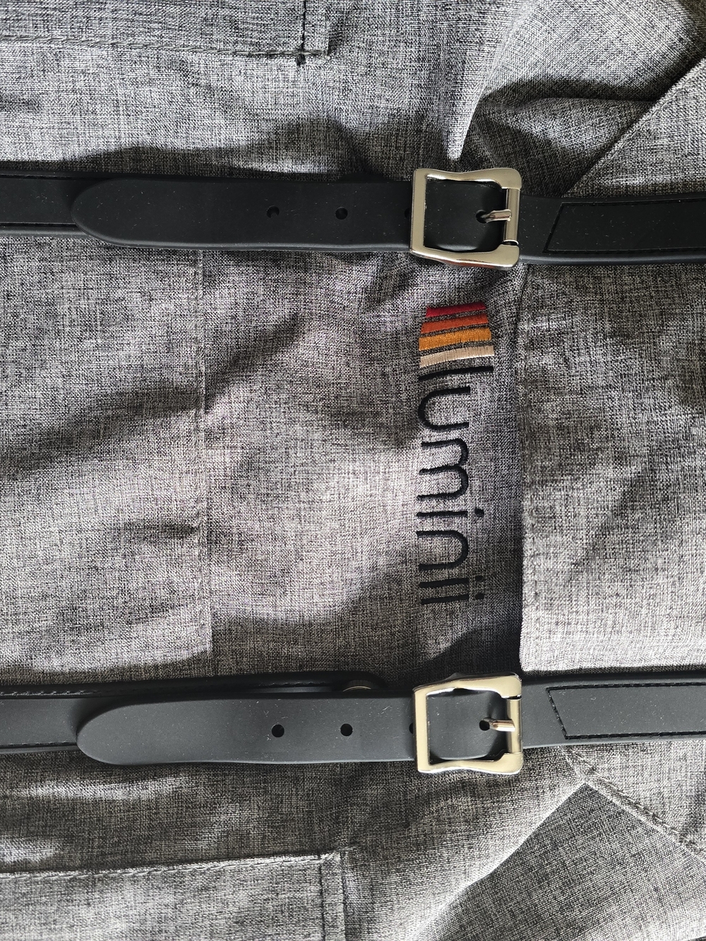 Drawstring Backpack Heathered Gray - Picture 7 of 9